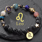 CELESTIAL HARMONY: 8-PLANET 12 CONSTELLATION BRACELET BY RAMODO JEWELRY – NATURAL STONE HEMP STONE, 19MM ZODIAC-INSPIRED ACCESSORY