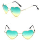 Love-Struck Heart Sunglasses - Retro Chic & Trendy