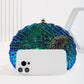 RAMODO Peacock Shell - Beaded Clutch Inspired by Nature