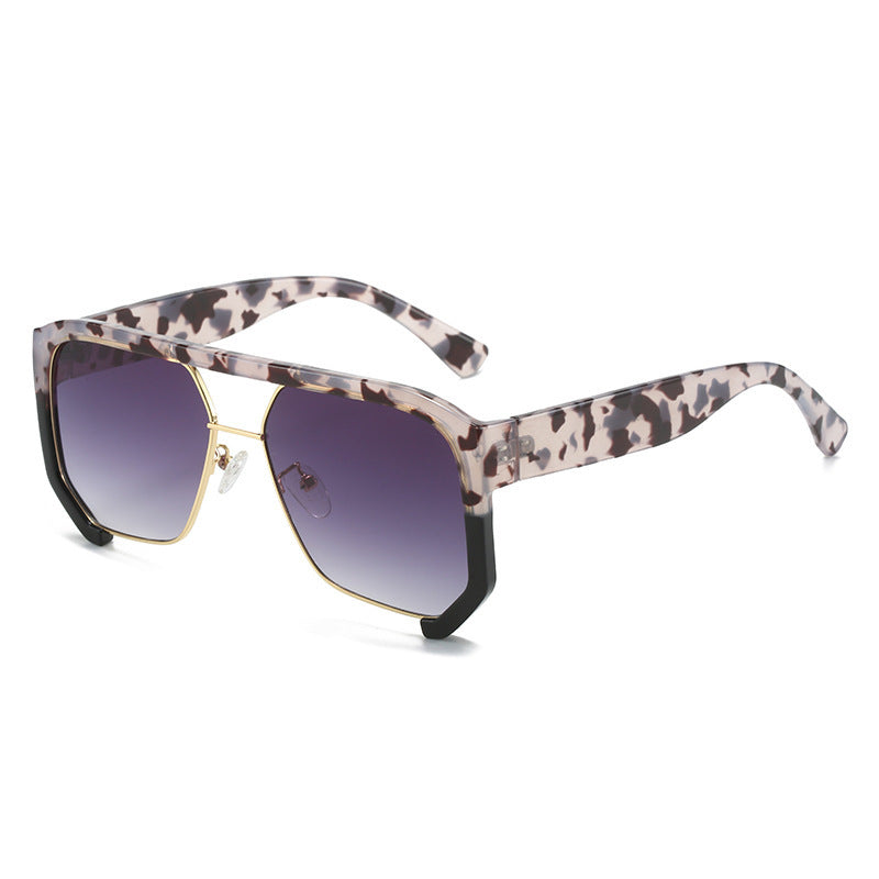 Bold Oversized Square Sunglasses - Retro Chic