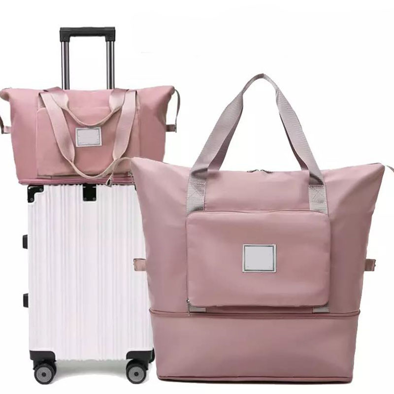 Expandable Waterproof Foldable Travel Tote & Gym Bag for Women