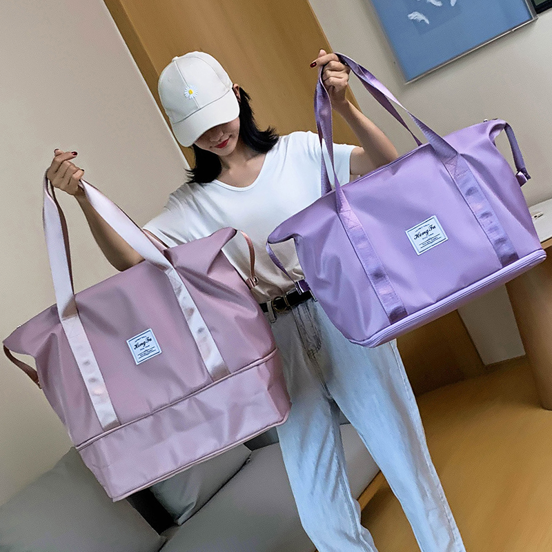Expandable Waterproof Foldable Travel Tote & Gym Bag for Women