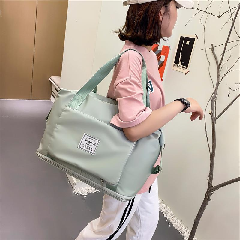 Expandable Waterproof Foldable Travel Tote & Gym Bag for Women
