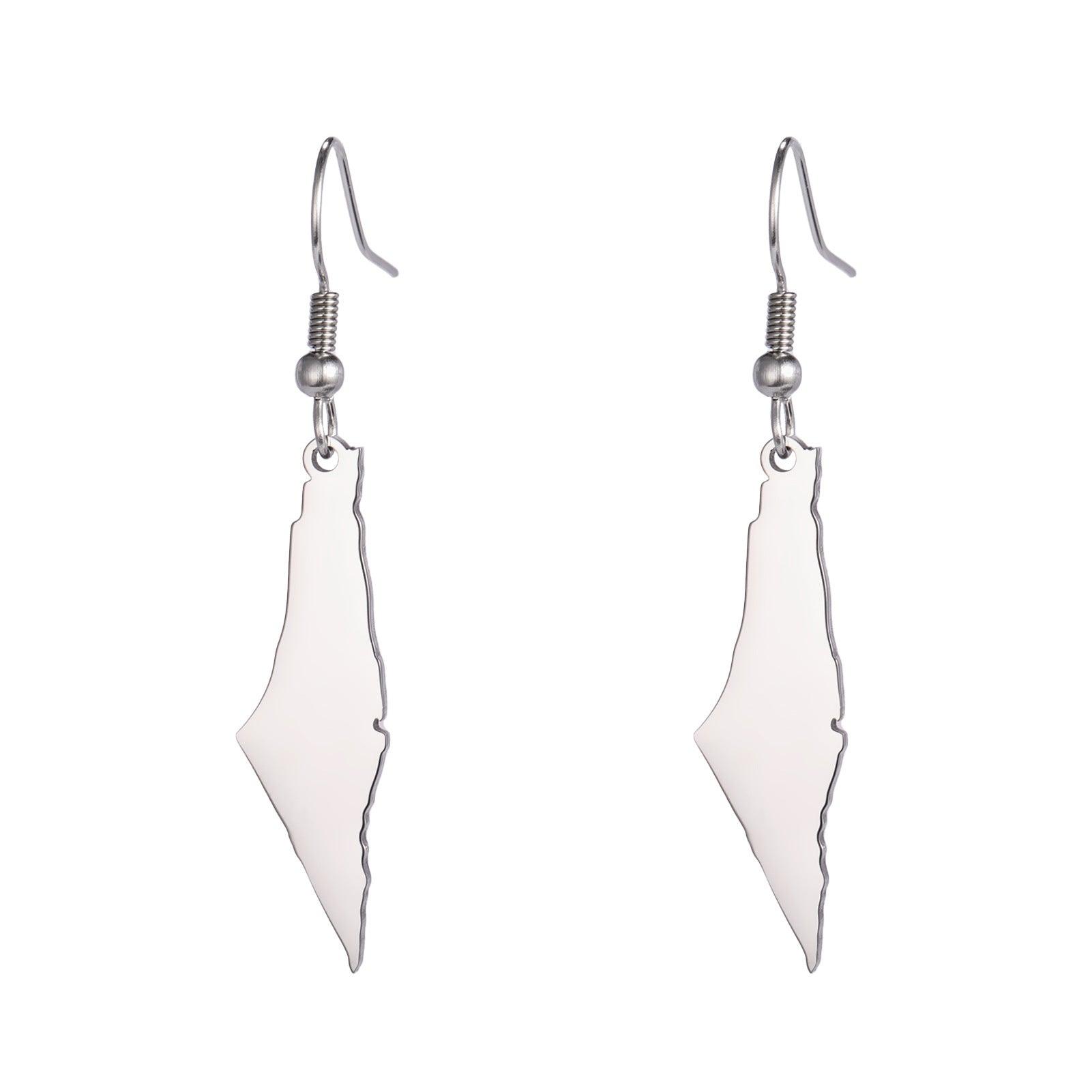 PALESTINE MAP EARRINGS