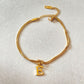 Personalized Initial Knotted Bracelet - Gold/Silver - Dainty & Elegant