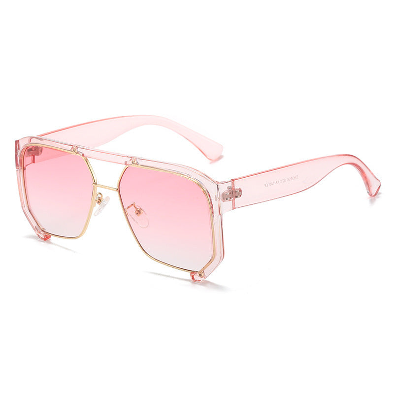 Bold Oversized Square Sunglasses - Retro Chic