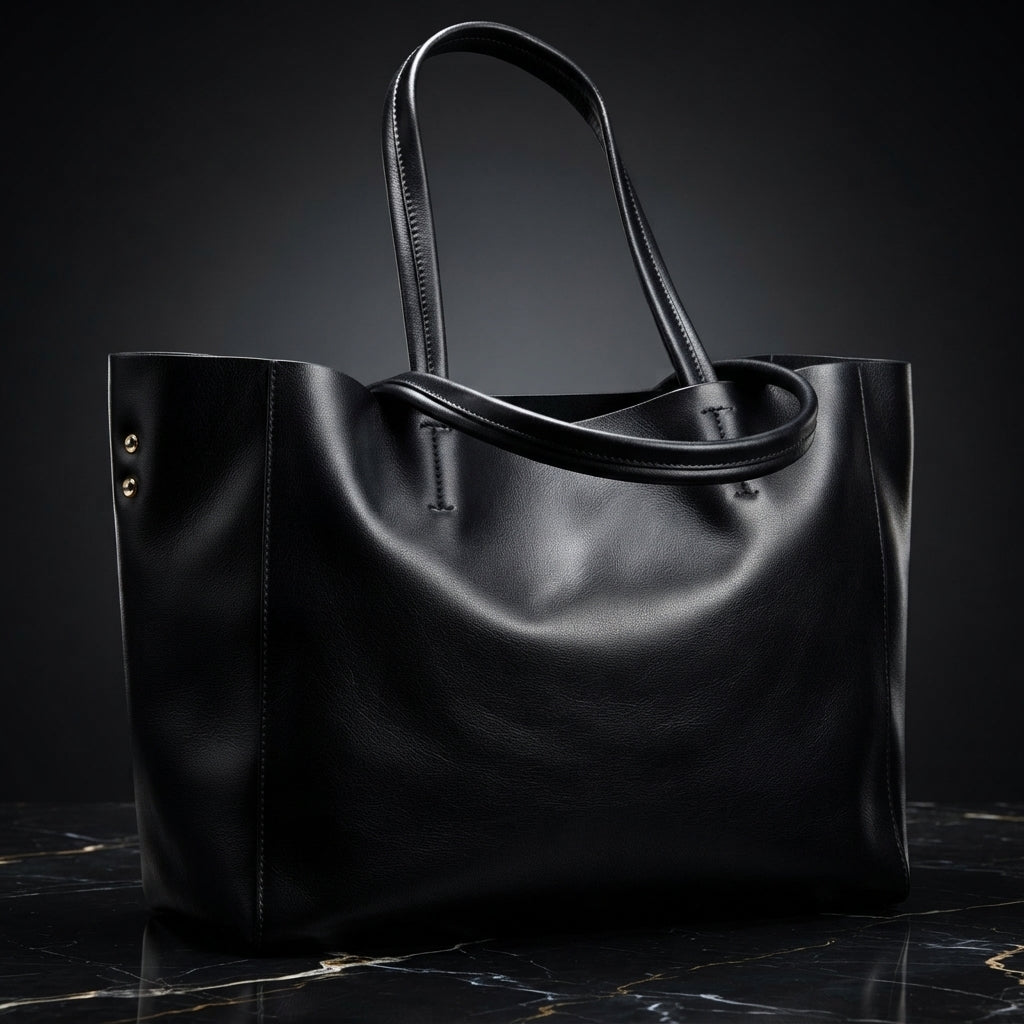 Luxe Leather Tote: Timeless & Sophisticated