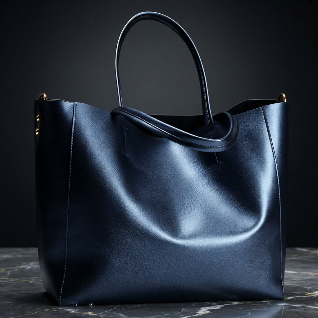 Luxe Leather Tote: Timeless & Sophisticated
