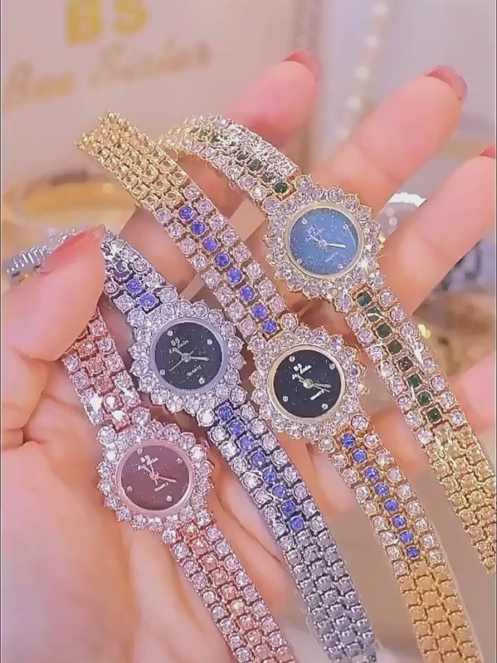 DIAMOND DIVA Multicolor Crystal Watch Set Video