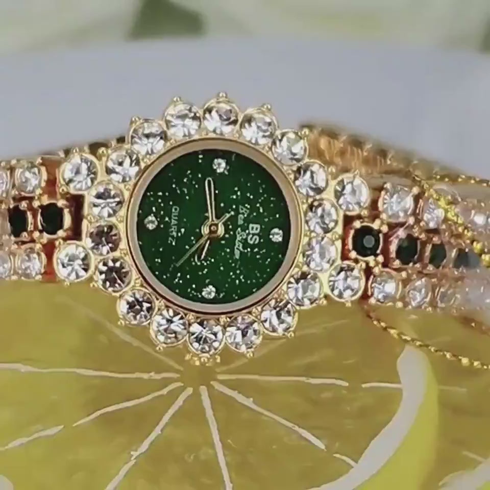 DIAMOND DIVA Multicolor Crystal Watch Set Video