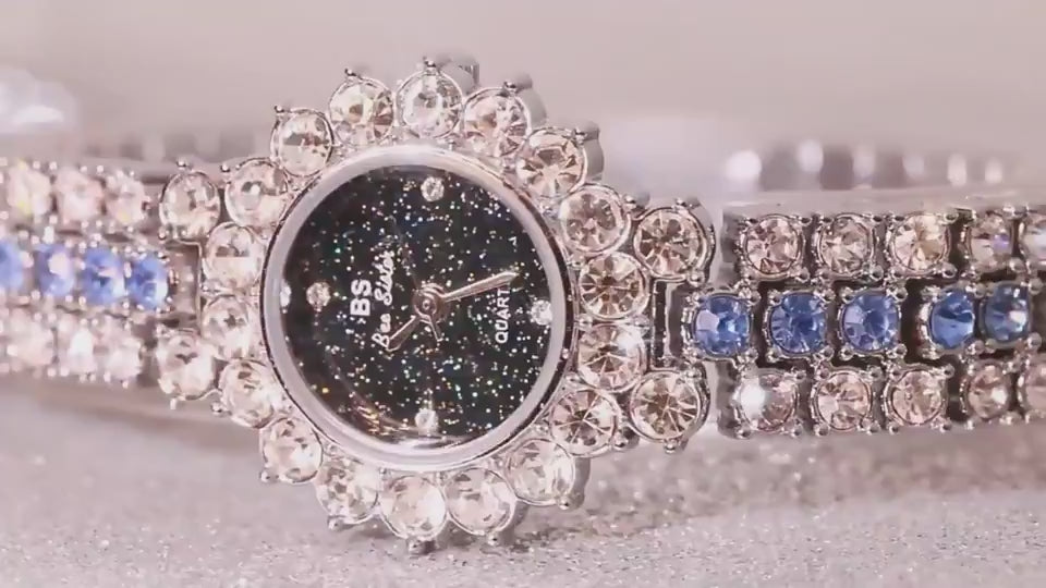 DIAMOND DIVA Multicolor Crystal Watch Set Video