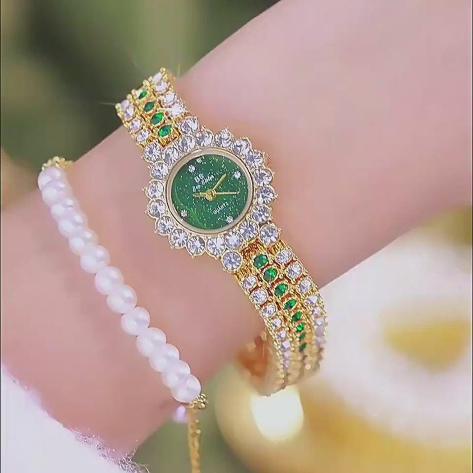 DIAMOND DIVA Multicolor Crystal Watch Set Video