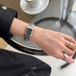 RAMODO JEWELRY: CHRONOLINK - Minimalist Square Dial Chain Link Watch