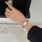 RAMODO JEWELRY: CHRONOLINK - Minimalist Square Dial Chain Link Watch